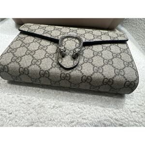 Gucci Dionysus GG Supreme Chain Wallet - Brand New with Dustbag & Box